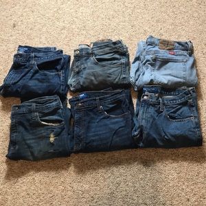 Bundle of men’s jeans 6 pair